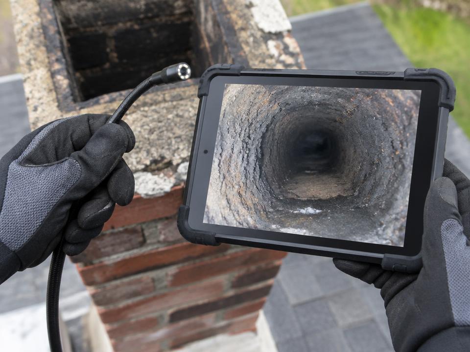 Chimney camera inspection in Los Angeles, CA